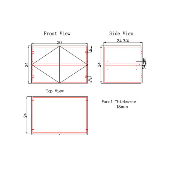 Picture of Wall Refrigerator Cabinet